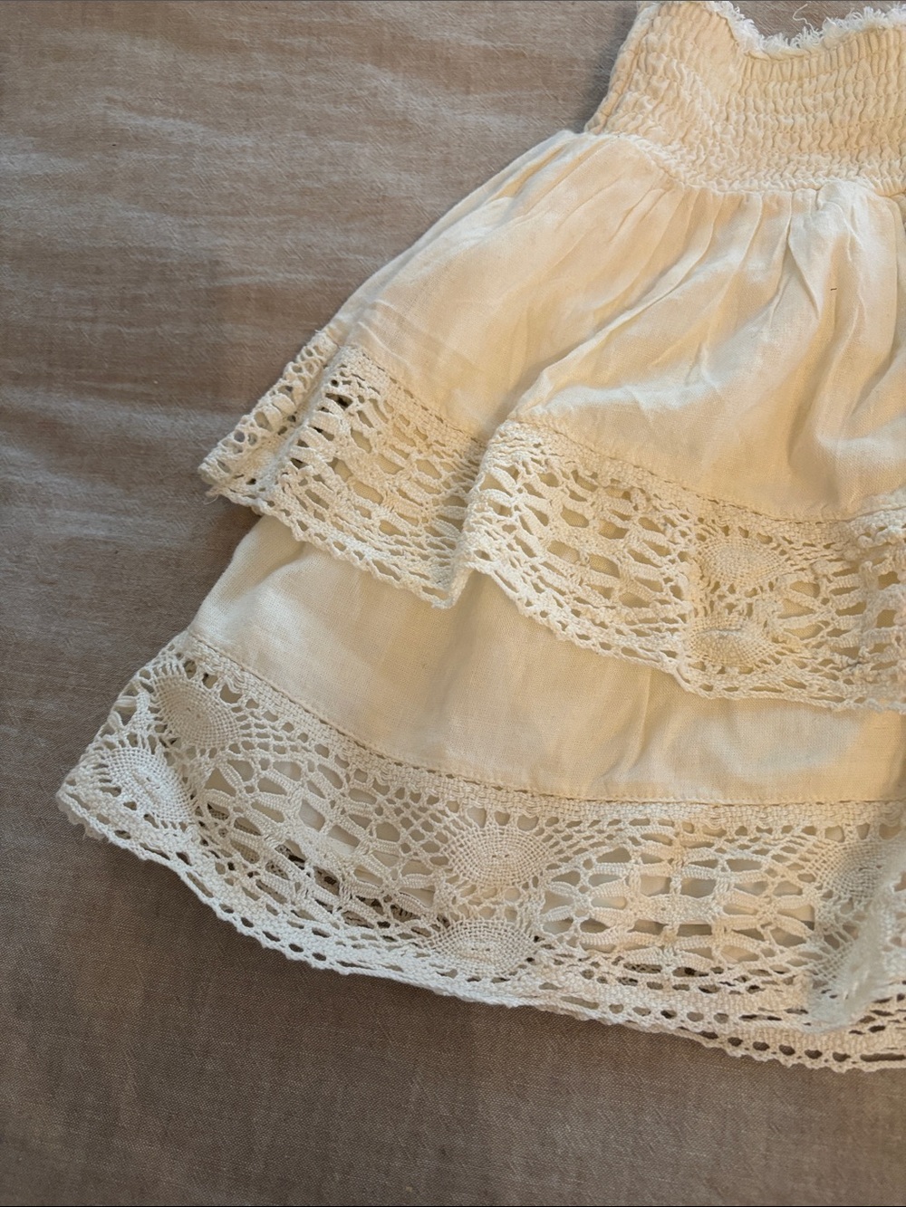 Urban Outfitters Tiered Lace Mini Skirt - Picture 3 of 9